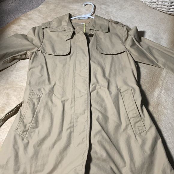 GAP Classic KHAKI TAN Mid Thigh TRENCH COAT 🧥 - Picture 11 of 13